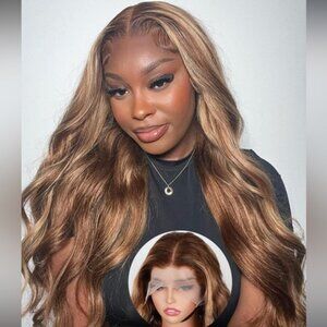 HUMAN HAIR 30” 180% density 13x6 body wave